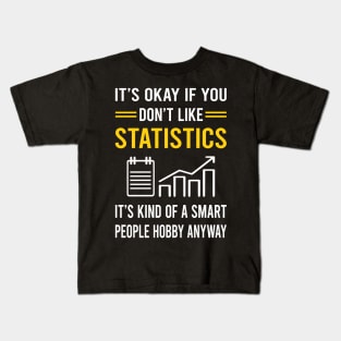 Smart People Hobby Statistics Kids T-Shirt